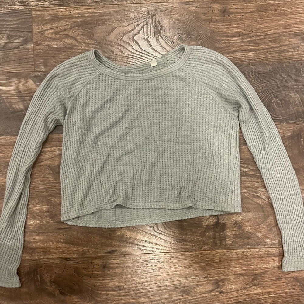 Pale blue American Eagle long sleeved shirt! Size medium!